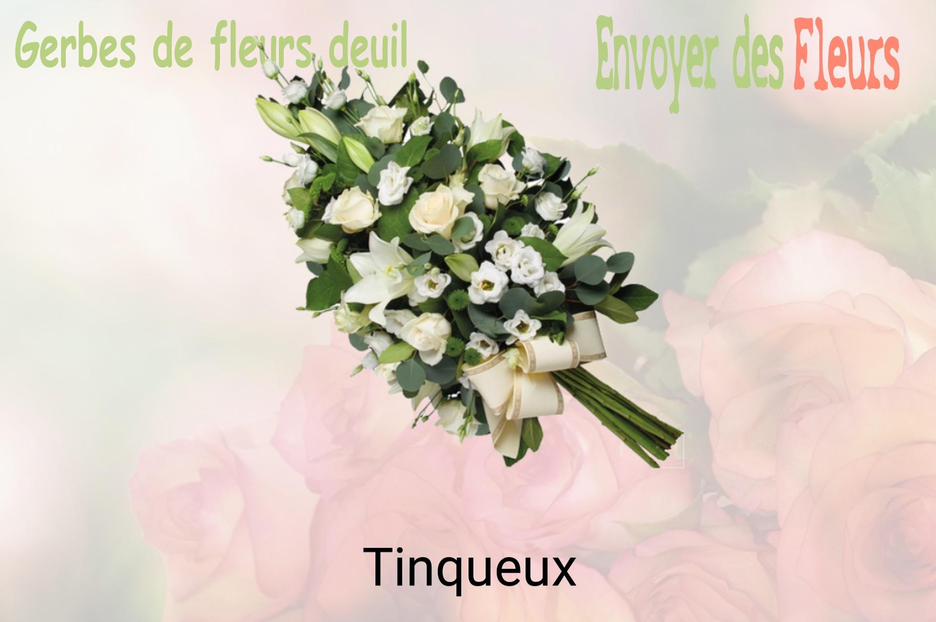 Gerbe de fleurs de deuil livrée à Tinqueux